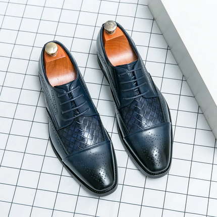 Zapatos de vestir brogue de cuero Kensington
