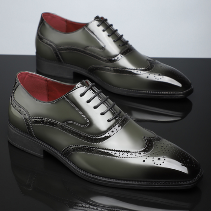 Zapatos de vestir brogue de cuero Cambridge
