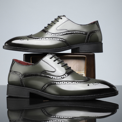 Zapatos de vestir brogue de cuero Cambridge