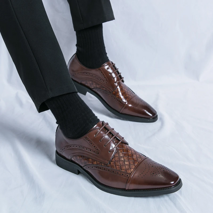 Zapatos de vestir brogue de cuero Kensington