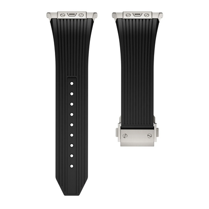 Correa de silicona aerodinámica de titanio para Galaxy Watch Ultra