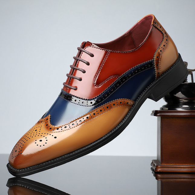 Zapatos de vestir brogue de cuero Cambridge