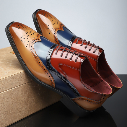 Zapatos de vestir brogue de cuero Cambridge
