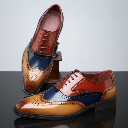 Zapatos de vestir brogue de cuero Cambridge