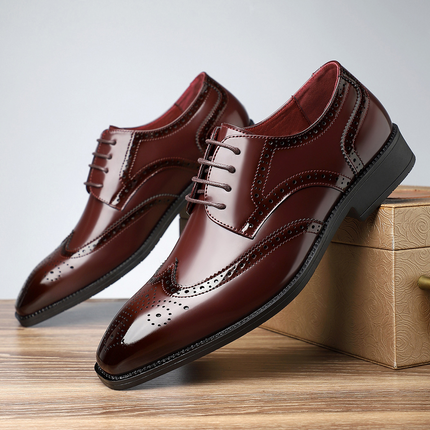 Zapatos de vestir brogue de cuero Cambridge