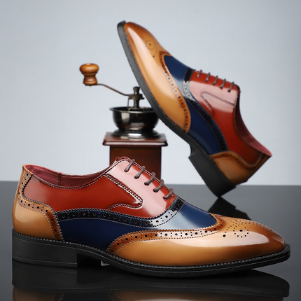 Zapatos de vestir brogue de cuero Cambridge