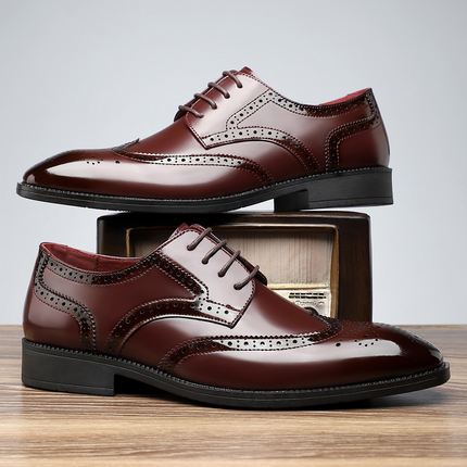 Zapatos de vestir brogue de cuero Cambridge