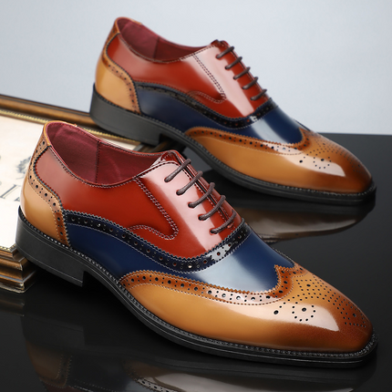 Zapatos de vestir brogue de cuero Cambridge