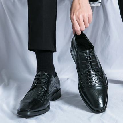 Zapatos de vestir brogue de cuero Kensington