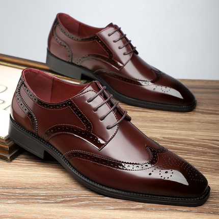 Zapatos de vestir brogue de cuero Cambridge