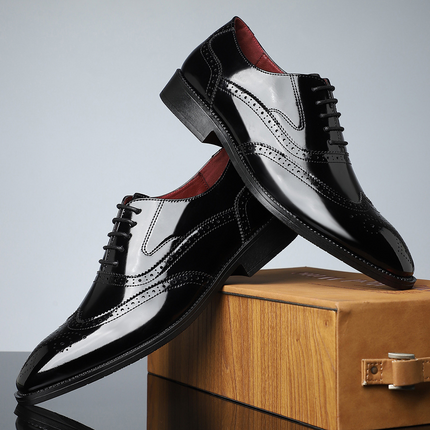 Zapatos de vestir brogue de cuero Cambridge