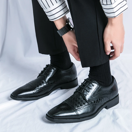 Zapatos de vestir brogue de cuero Kensington