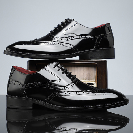 Zapatos de vestir brogue de cuero Cambridge