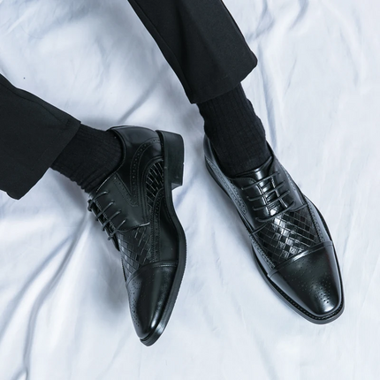 Zapatos de vestir brogue de cuero Kensington