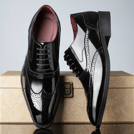 Zapatos de vestir brogue de cuero Cambridge