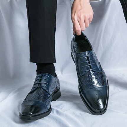 Zapatos de vestir brogue de cuero Kensington