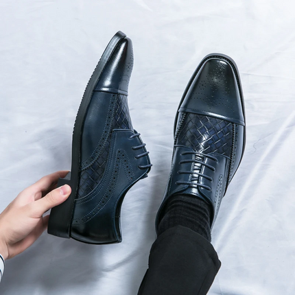 Zapatos de vestir brogue de cuero Kensington