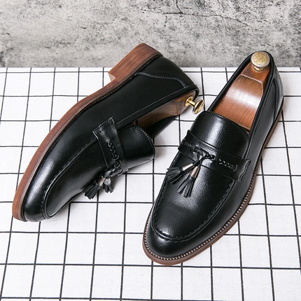 Mocasines con borlas de cuero Cambridge
