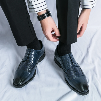 Zapatos de vestir brogue de cuero Kensington