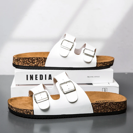 Sandalias de piel auténtica Tribeca