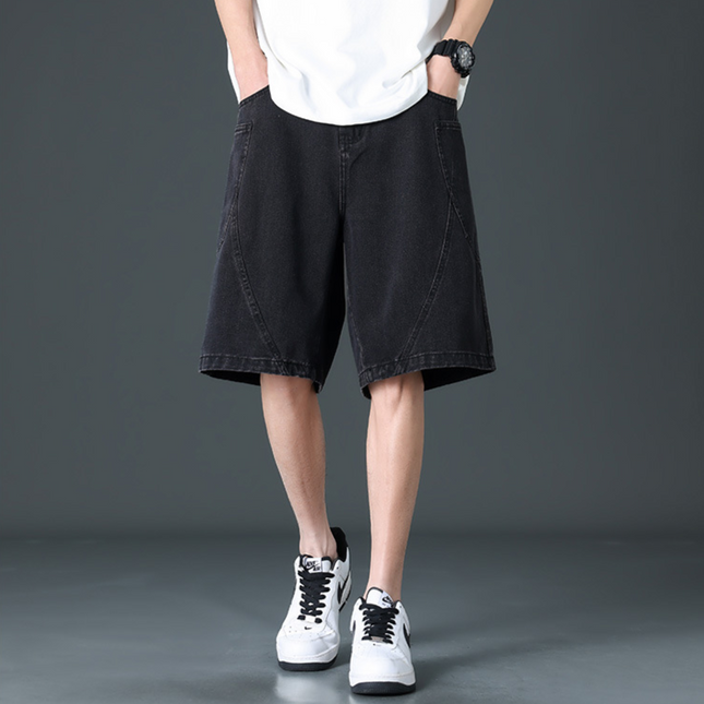 Shorts vaqueros de pierna ancha Delano