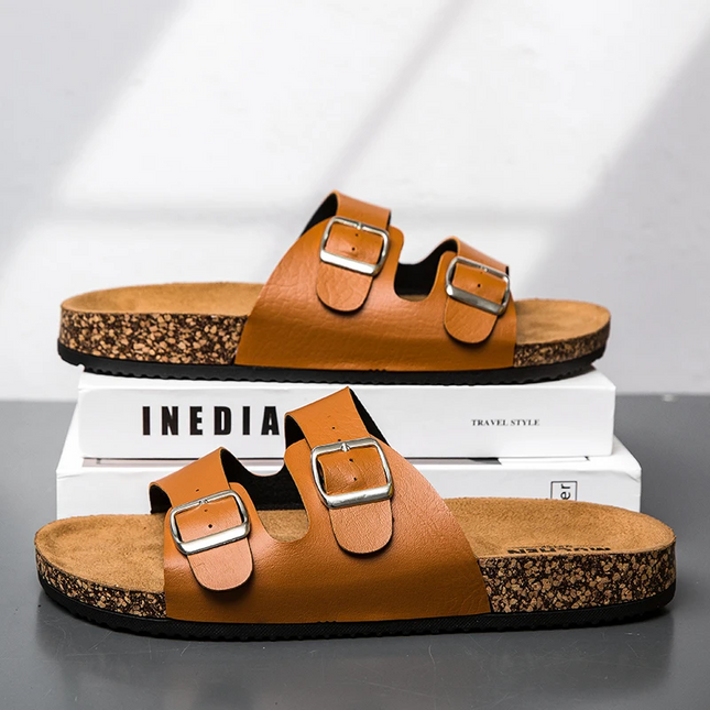 Sandalias de piel auténtica Tribeca