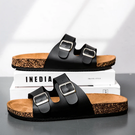 Sandalias de piel auténtica Tribeca