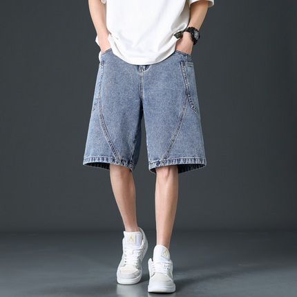 Shorts vaqueros de pierna ancha Delano