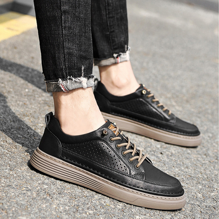 Zapatillas deportivas de piel auténtica Lucca
