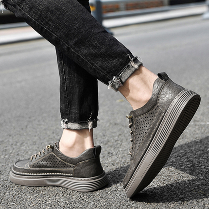 Zapatillas deportivas de piel auténtica Lucca