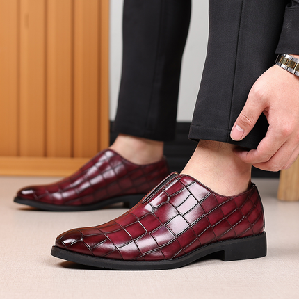 Zapatos de vestir de piel auténtica Victorino