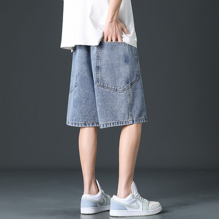 Shorts vaqueros de pierna ancha Delano