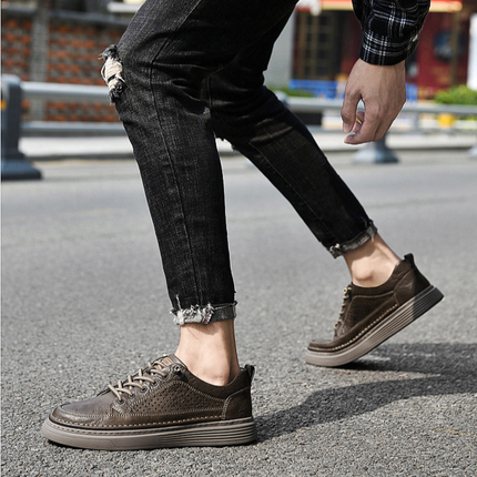 Zapatillas deportivas de piel auténtica Lucca