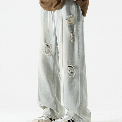 Pantalones deportivos de mezclilla desgastada Nexus