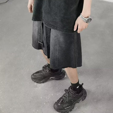 Pantalones cortos vaqueros con flecos de Sonic