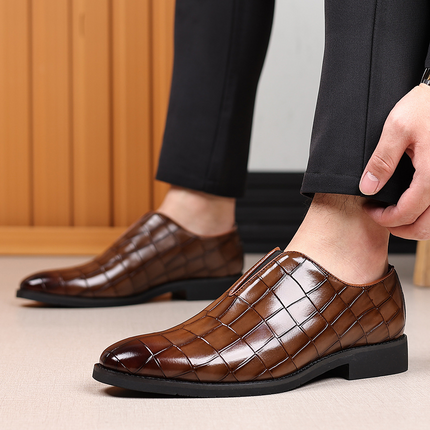 Zapatos de vestir de piel auténtica Victorino