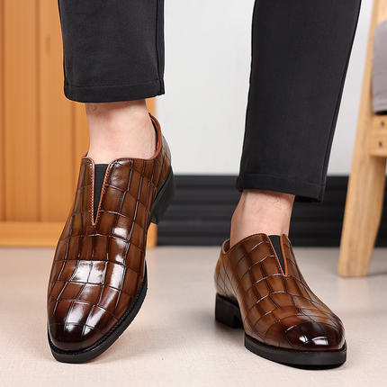 Zapatos de vestir de piel auténtica Victorino