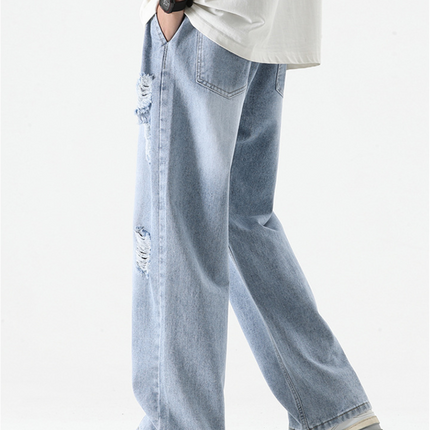 Pantalones deportivos de mezclilla desgastada Nexus