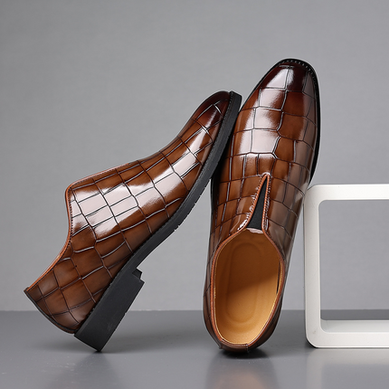 Zapatos de vestir de piel auténtica Victorino