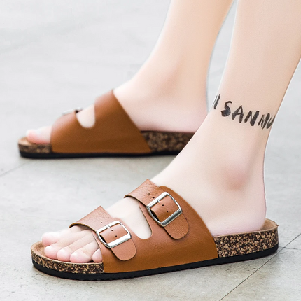 Sandalias de piel auténtica Tribeca