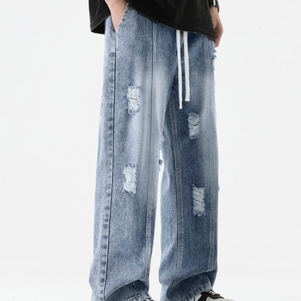 Pantalones deportivos de mezclilla desgastada Nexus