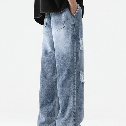 Pantalones deportivos de mezclilla desgastada Nexus