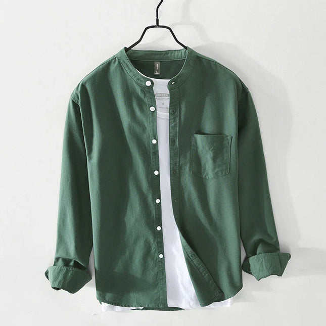 Camisa de cuello minimalista Preston