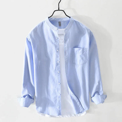 Camisa de cuello minimalista Preston