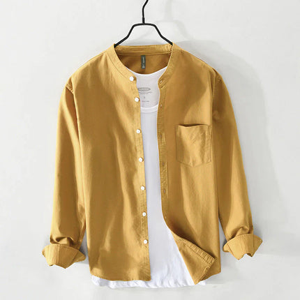Camisa de cuello minimalista Preston