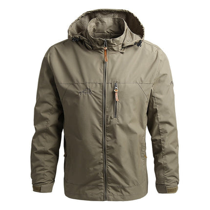 Chaqueta cortavientos militar impermeable