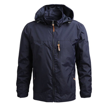 Chaqueta cortavientos militar impermeable