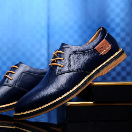 Zapatos de piel auténtica Lucas Wellington