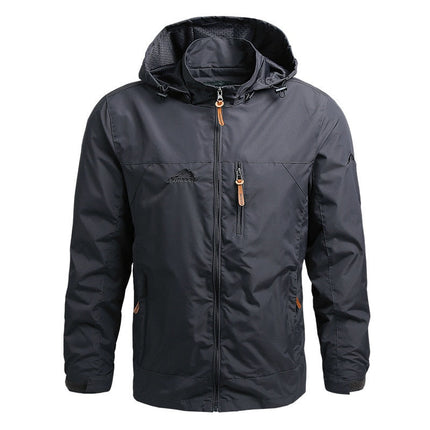 Chaqueta cortavientos militar impermeable