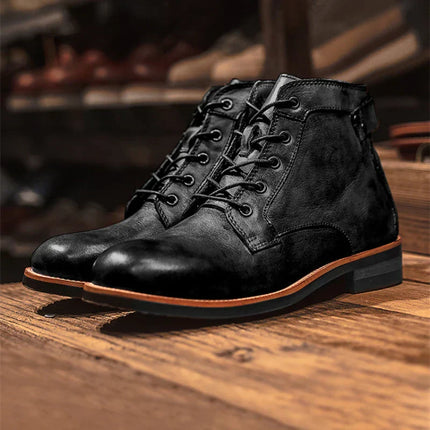Botas Hudson de piel auténtica hechas a mano